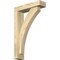 Ekena Millwork Thorton Block Rough Sawn Bracket w/ Offset Brace, Douglas Fir, 4"W x 14"D x 22"H BKT0402X14X22THR05RDF - alternate 1